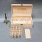 Hot sale square pine 16 small bottles 2 big bottles doterra essential oil wooden case wholesale