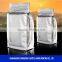Tea bag with zipper stand up plastic packaging aluminum foil quad seal side gusset pouch