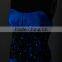 RSE681 Two Color Royal Blue Taffeta Mother Of The Bride Dresses Evening Dress