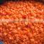 China Hot sale IQF Frozen diced carrot