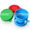 Silicone folding drinking cup Silicone collapsible Cup