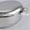 38cm Chirstmas Turkey Chicken Stainless Steel Oval Roaster With Cover