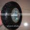 Heavy duty wheels and casters with super-elastic solid rubber tires
