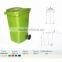 240L outdoor garbage bin with pedal system / waste container