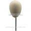 Fashional egg head Fabric cover mannequin for hat display