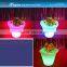 round led simple flower pot