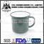 Customized size enamel beeg mug for outdoor