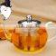Borosilicate Lampworking Pyrex Glass Tea Pot600ml,800ml,1000ml