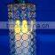 Hand Weaving Acrylic Diamond With LED Candle Xmas Hurricane Lamp Decorations