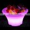 modern design LED furniture, led plastic flower pot, wedding luminous flower pot
