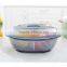 Oval Double Layers Kitchen Vegetable Fruit Rice Plastic Washing Drain Draining Basket