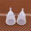 Novelty silicone menstrual cup for travel and sports