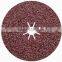Round hole Aluminium Oxide Abrasive Fiber Disc