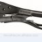 Berrylion Locking Pliers 10"/250mm Black finished flat jaw Lock Plier