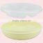 Plastic Put Hot Water Insulated Dish Keep Food Warm Baby Plate
