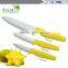 ABS handle optional color ceramic knife set, 3, 4, 5 "green ceramic knife three-piece suit