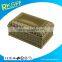 square shape antique custom metal alloy jewelry package box