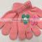 2014 Lovely knitted Girls winter glove