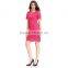 Fashion Lace Patchwork Short Frock Lady Image Skater Dress