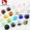 Colorful Octagonal Glass Beads Crystal Chandelier Parts