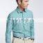 New Design Small Checked Blends Cotton Men Shirt SL0074