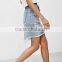 4757 Runwaylover hot sale ladies hole washing denim skirt