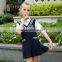 Juqian Factory Made Stylish Summer fashion Primary Kids school uniform girls school dress