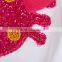 S80005T, baby's girls kids children's suits,Girls clothing sets Lovely Big flower T-shirt + tutu skirt 3D bow skirt