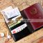 pull-up leather storage bag customizable passport bag emboss/deboss/gold foil logp