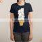 Popular and soft custom print woman cheap t shirt manufacturing