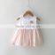 New style 100% cotton sleeveless wholesale baby girl dress