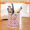 Cheap Wholesale Good Quality Mental Carved Hollow Pen Holder for School and Office