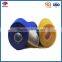 Reusable colorful back to back hook and loop