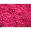 Rubber particles for plastiorcoated compensation chain