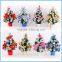 Mini crystal christmas tree small oil plastic XMAS tree stand christmas decorations for home christmas ornaments 2017