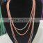 Various Colors 1.2 meters Long Plain Chain Jewelry Colored Metal Curb Connected Chain Jewellery Accessories