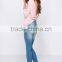 Latest Indian Long Sleeve Round Neck Suits Backless Blouse Design Women Hot Sexy Shirt Blouses