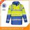 High Visibility Waterproof Reflective Safety Clothing With PU Coating for Industrial Workers