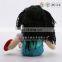 stuffed plush toy love doll with plastic face