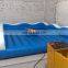 Exercise surfboard simulator rides inflatable game
