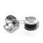 Wholesale fashion cool degisn earrings for men stainless steel black hoop earrings