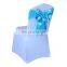 2015 Best Selling Chair Satin Ornement Blue Sashes