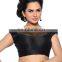 Black Border work Banglori UnStiched Blouse Metarieal blouse for women