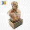 custom design zinc alloy 24k gold plating metal award trophy