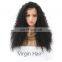 Freya Hair deep curl brazilian hair in china pre plucked lace wig