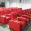 home theater sofa,red leather vip cinema seating