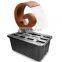 Free Standing Type Corten Steel Water Fountains And Waterfalls