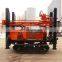 150meter 180 meter deep hole crawler DTH rock drilling rig/HQZ150L pneumatic water well drilling machine for sales