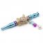 110mm Length  aluminum alloy smoking pipes with colorful beads  tobacoo accessory in animal shape