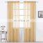 Cash commodity solid color readymade colorful sheer voile curtain fabric stock